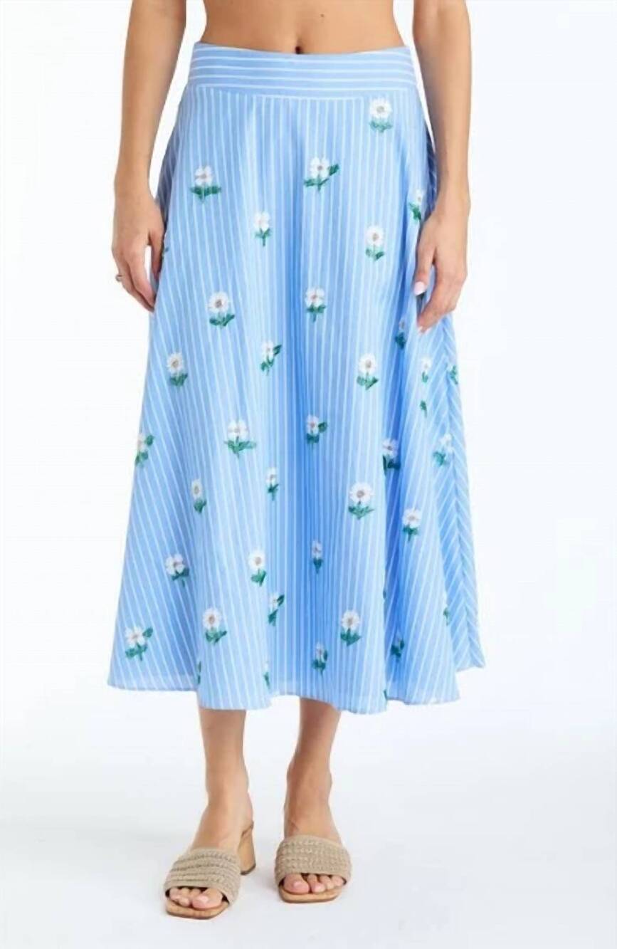 NEW DREW charie skirt in blue